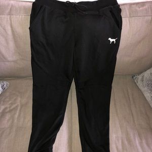 Victoria’s Secret pink Moto joggers